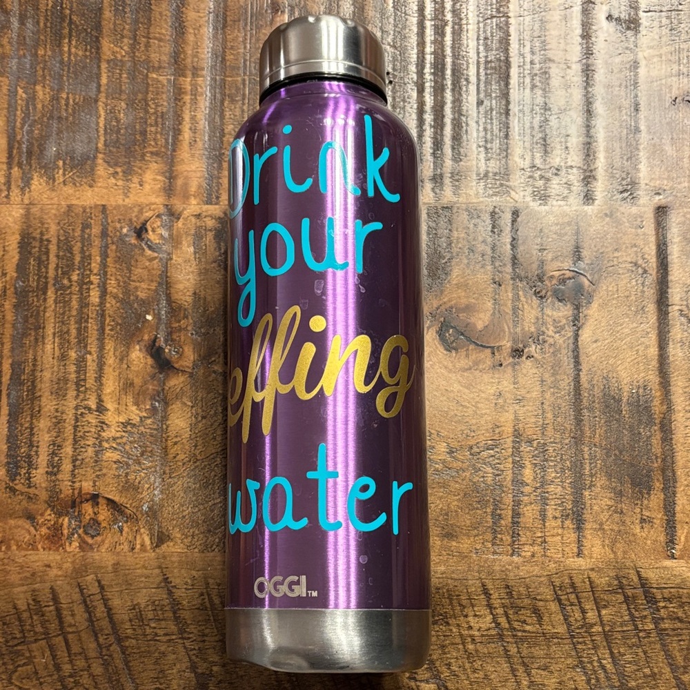 Drink Your Effing Water  Stainless Steel Water Bottle